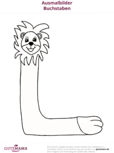 malvorlage-loewe-langer-hals-fröhliches-gesicht
