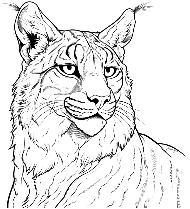 malvorlage-luchs-mit-fakten-und-ausmaltipps