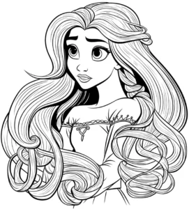 malvorlage-maerchenfigur-langes-haar