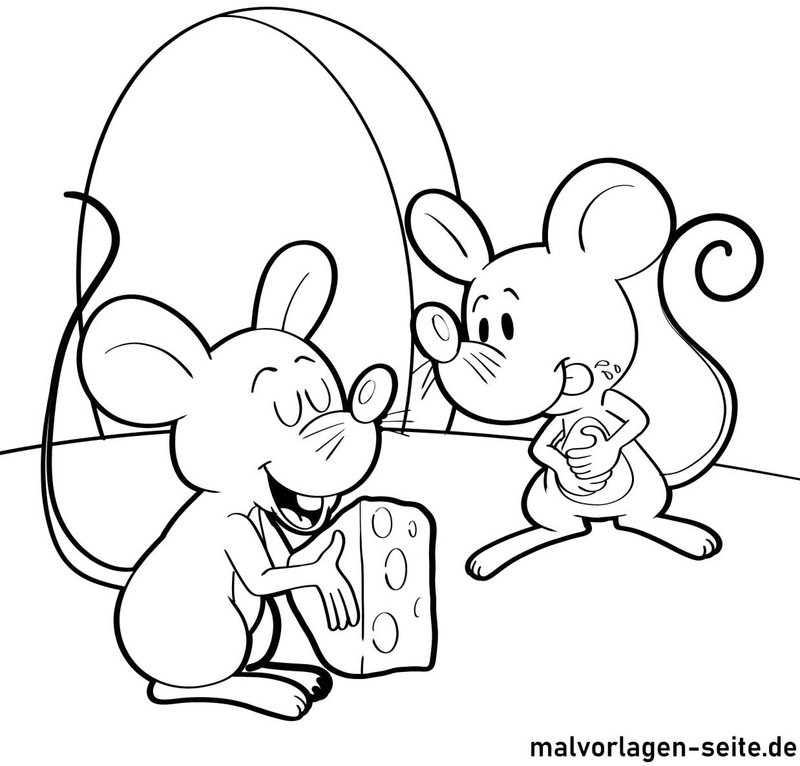 malvorlage-maeuse-mit-kaese-und-freunden