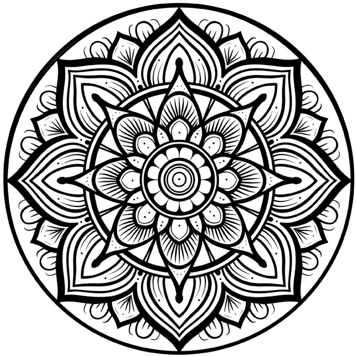 malvorlage-mandala-blumen-und-blattmuster-zum-ausmalen