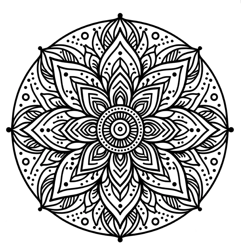 malvorlage-mandala-blumenmuster
