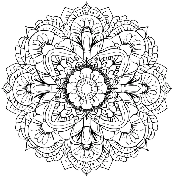 malvorlage-mandala-florale-geometrische-formen