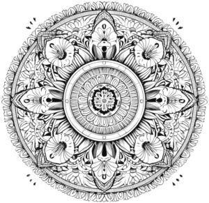 malvorlage-mandala-florale-motive-geometrische-formen