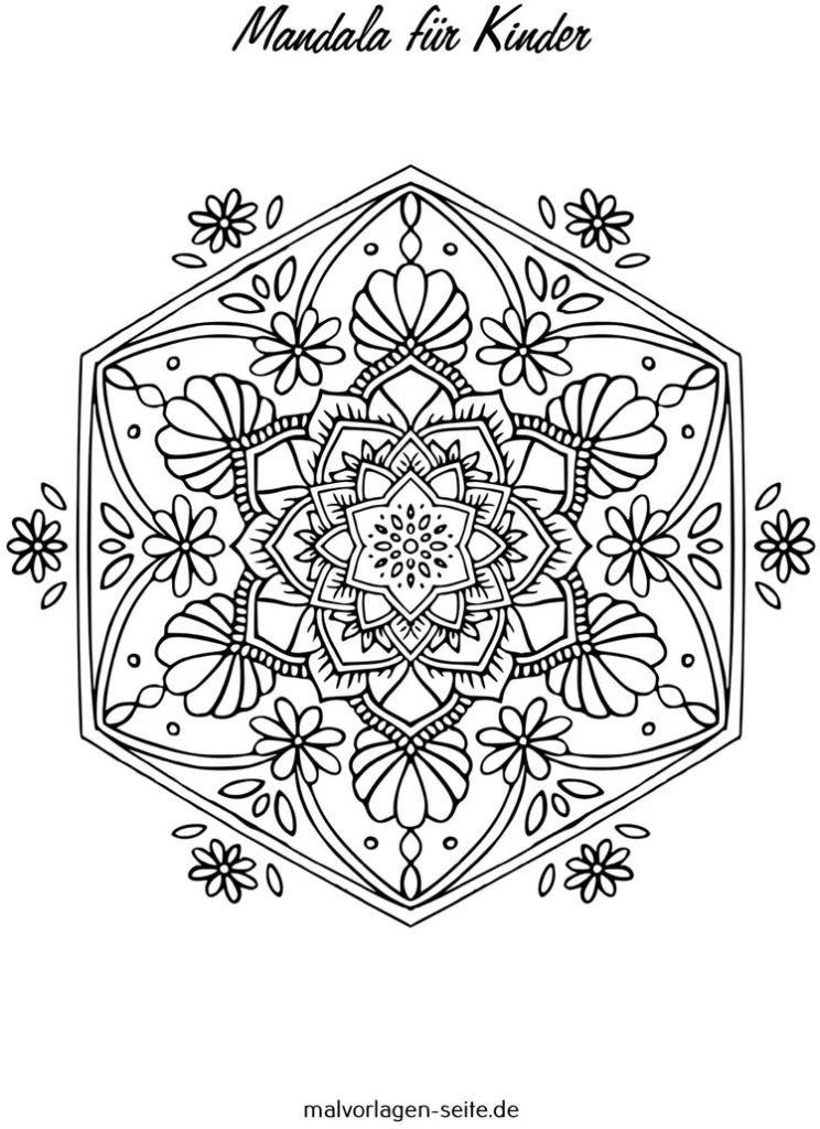 malvorlage-mandala-fuer-kinder-florale-motive
