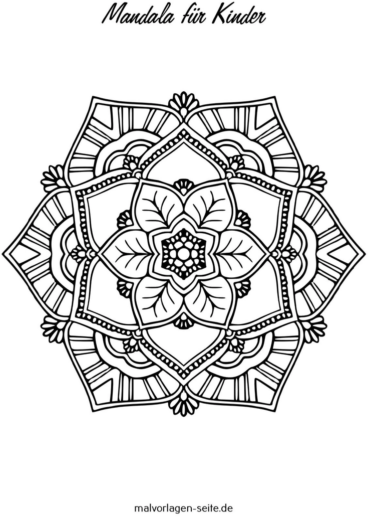 malvorlage-mandala-fuer-kinder-florale-muster