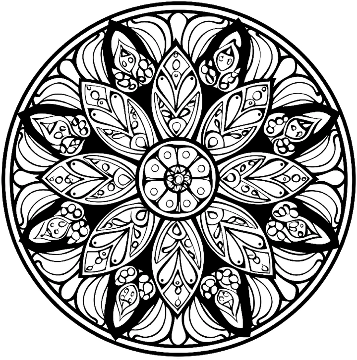 malvorlage-mandala-mit-bluetenformen