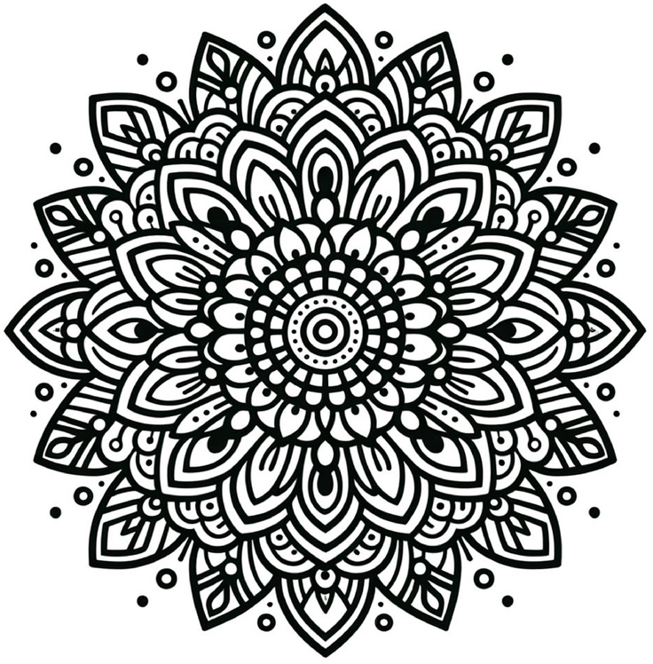 malvorlage-mandala-mit-symmetrischen-formen