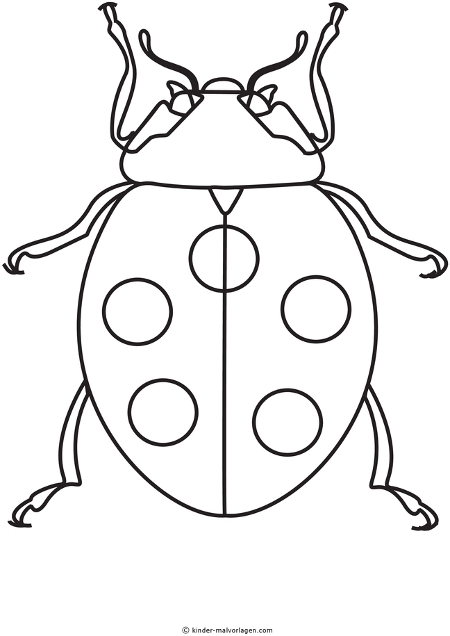 malvorlage-marienkaefer-mit-punkten-und-antennen