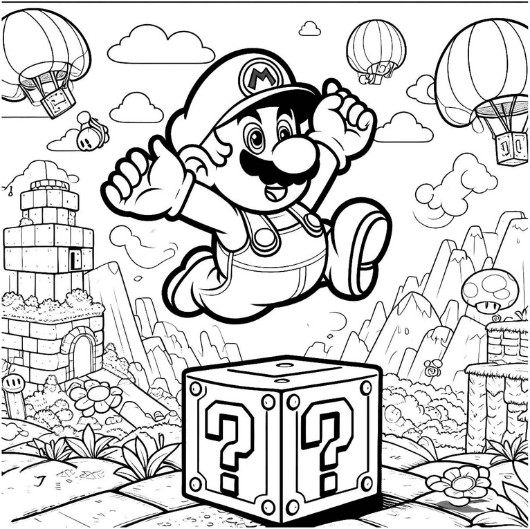 malvorlage-mario-abenteuerland-fragezeichenbox