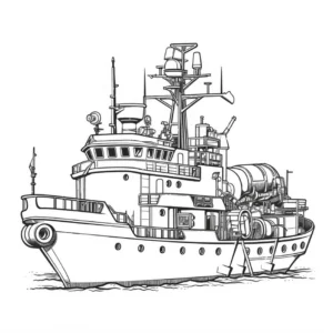 malvorlage-mechanisches-boot-ausmalen