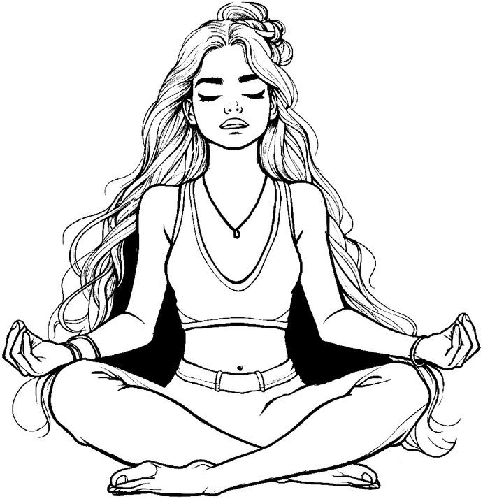 malvorlage-meditierende-frau-fuer-achtsamkeit-und-kreativitaet