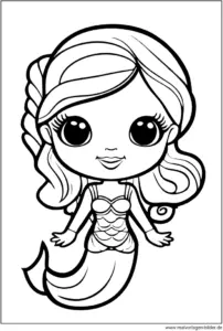 malvorlage-meerjungfrau-ausmalbild-fuer-kinder