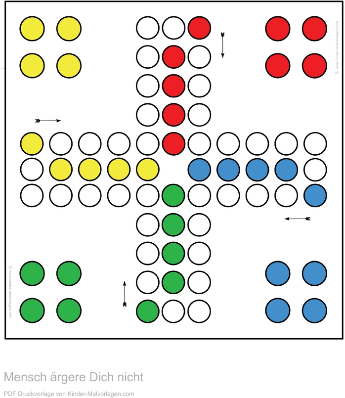 malvorlage-mensch-aergere-dich-nicht-spielbrett