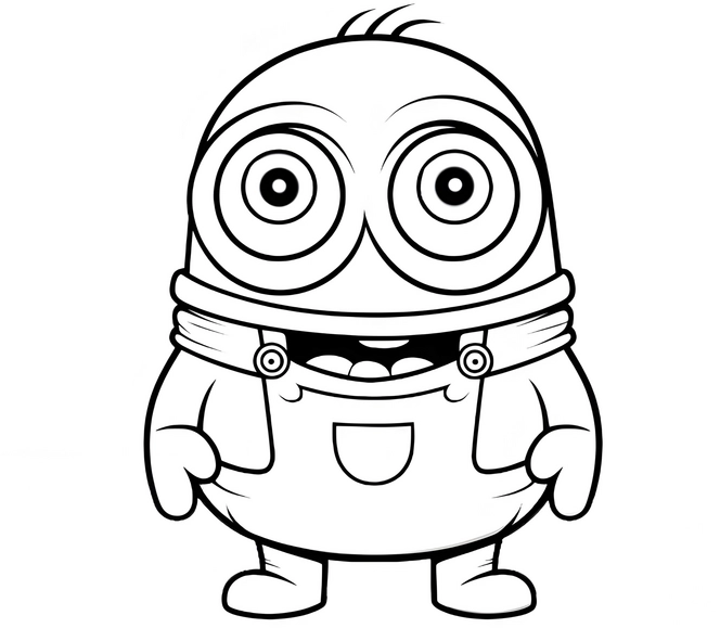 malvorlage-minion-ausmalbild-kreativ-gestalten