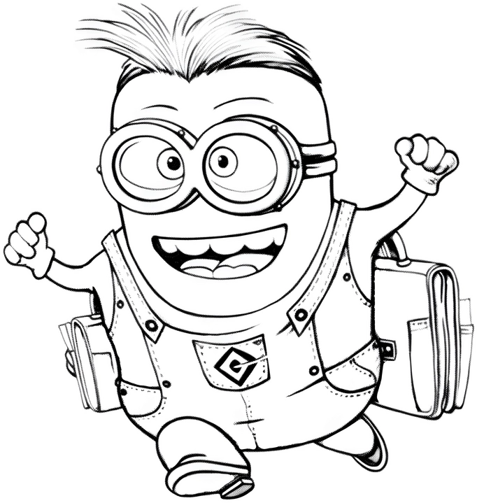 malvorlage-minion-im-comic-stil-zum-ausmalen-fuer-kinder