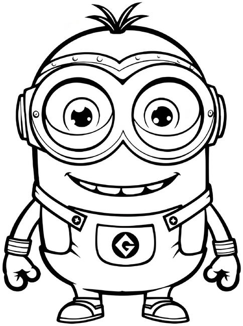 malvorlage-minion-kreativ-ausmalen