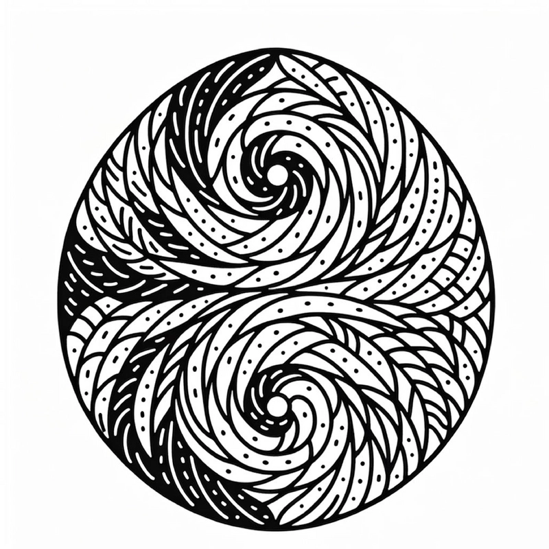 malvorlage-mit-spiralfoermigem-muster-fuer-kreative-ausmalzeit