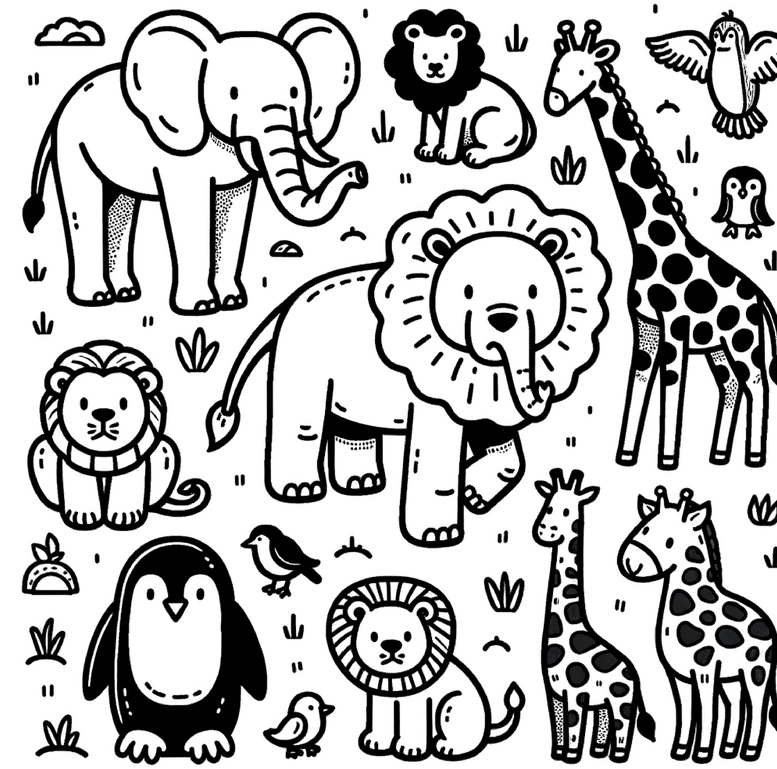 malvorlage-mit-tieren-ausmalen