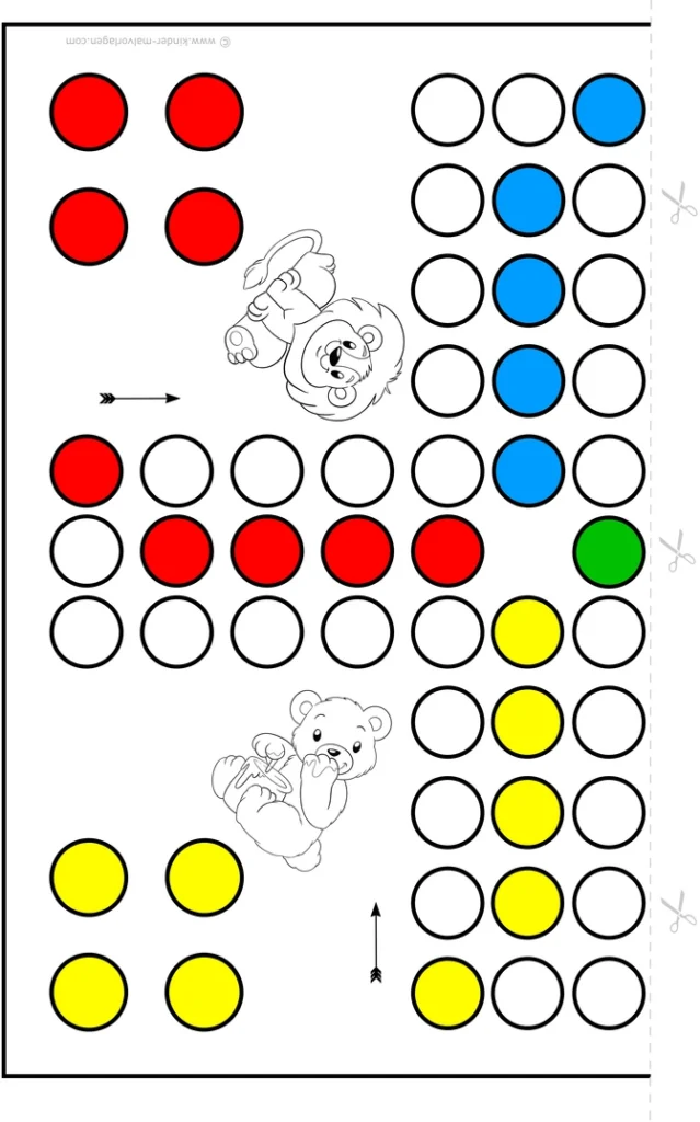 malvorlage-mit-tieren-und-kreisen