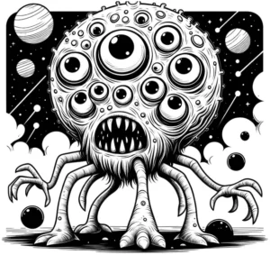 malvorlage-monster-aus-dem-weltall-mit-vielen-augen