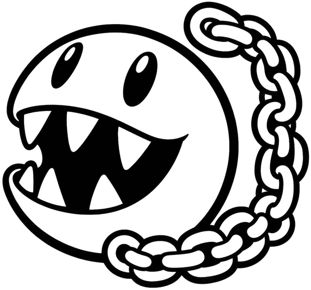 malvorlage-monster-mit-kette-zum-ausmalen