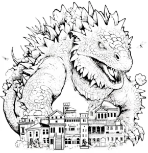 malvorlage-monster-und-stadt-kreatives-ausmalen