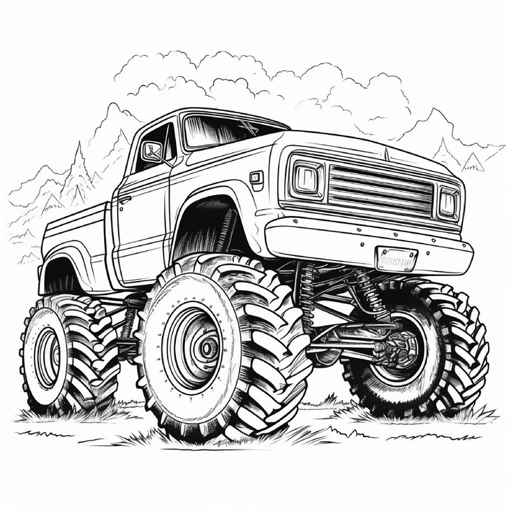 malvorlage-monstertruck-abenteuer-ausmalen