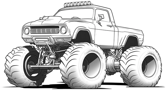 malvorlage-monstertruck-ausmalbild