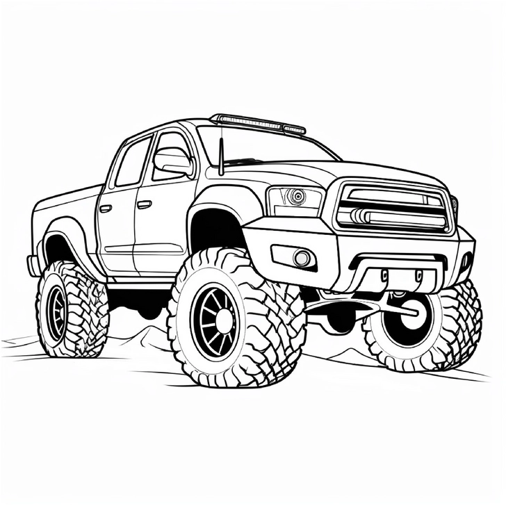 malvorlage-monstertruck-fuer-kreative-kinder