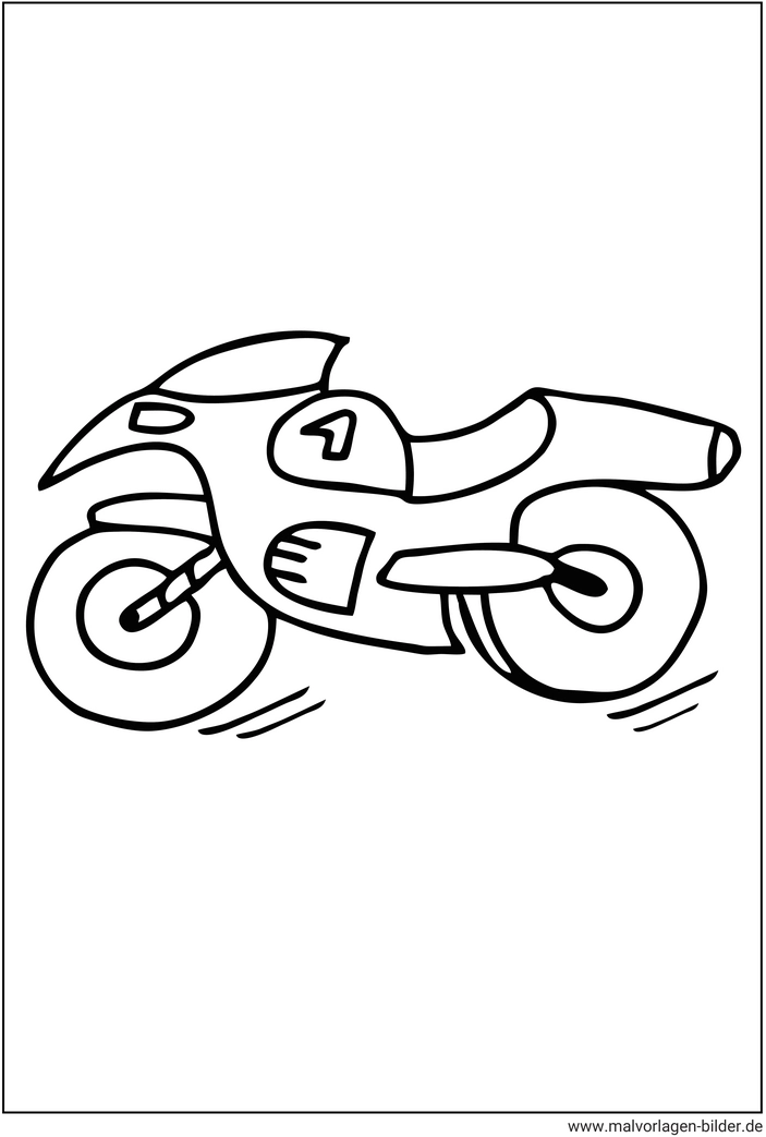 malvorlage-motorrad-ausmalbild
