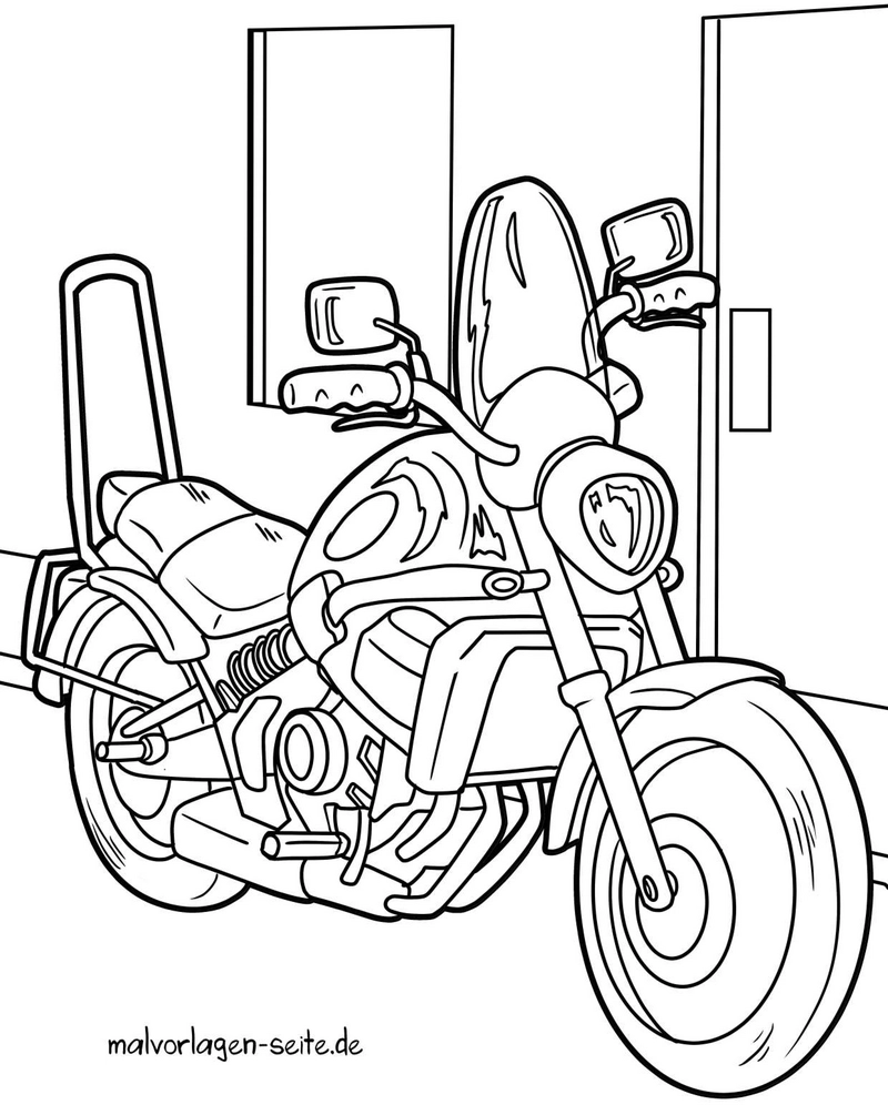 malvorlage-motorrad-freedom-auf-zwei-raedern