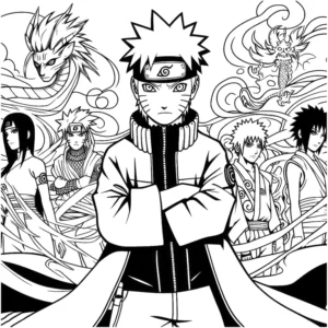 malvorlage-naruto-charaktere-ausmalbild