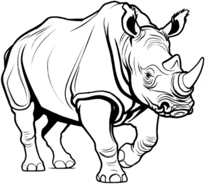 malvorlage-nashorn-faszination-natur