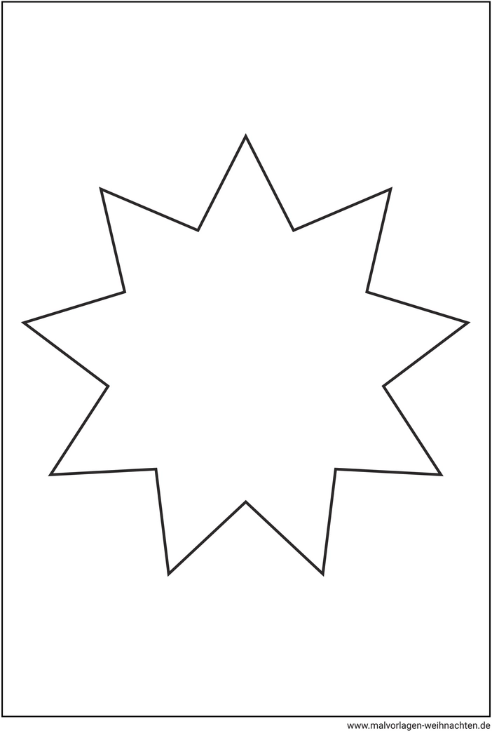malvorlage-neunzackiger-stern-kreativ-ausmalen