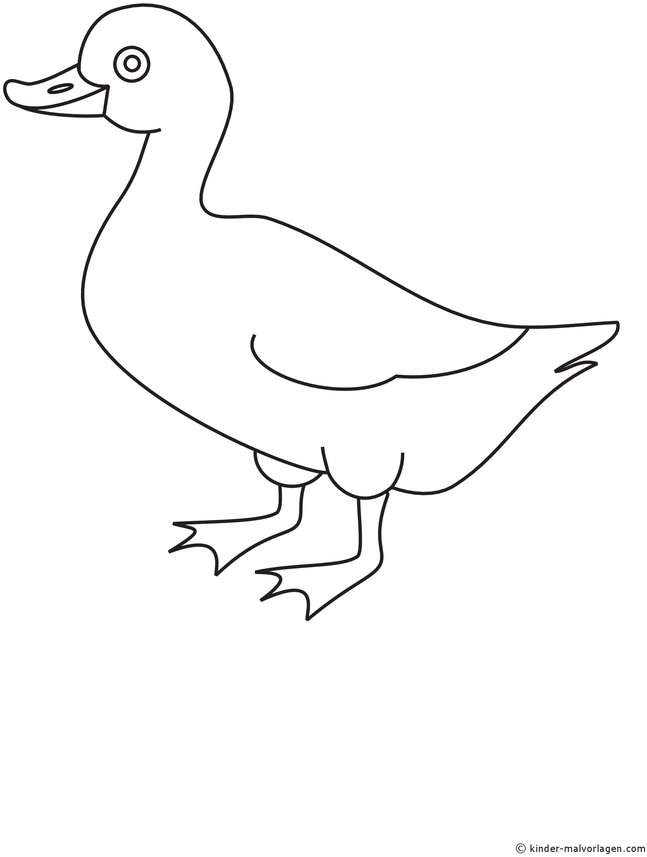 malvorlage-niedliche-ente-zum-ausmalen
