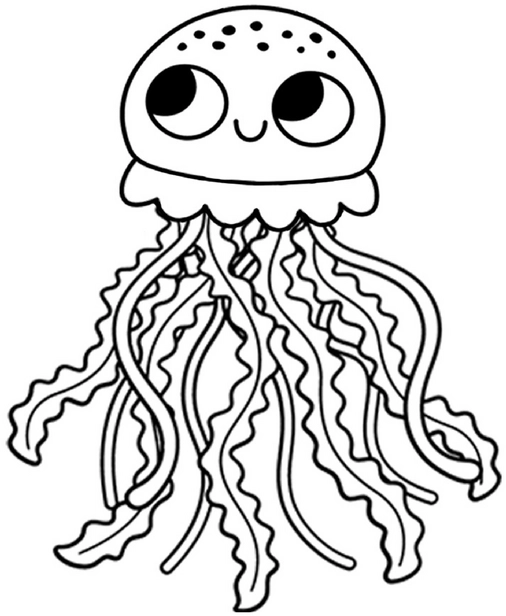 malvorlage-niedliche-qualle-zum-ausmalen