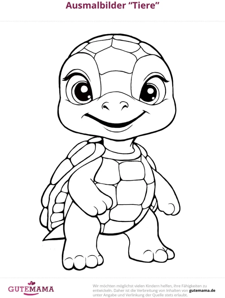 malvorlage-niedliche-schnecke-ausmalen