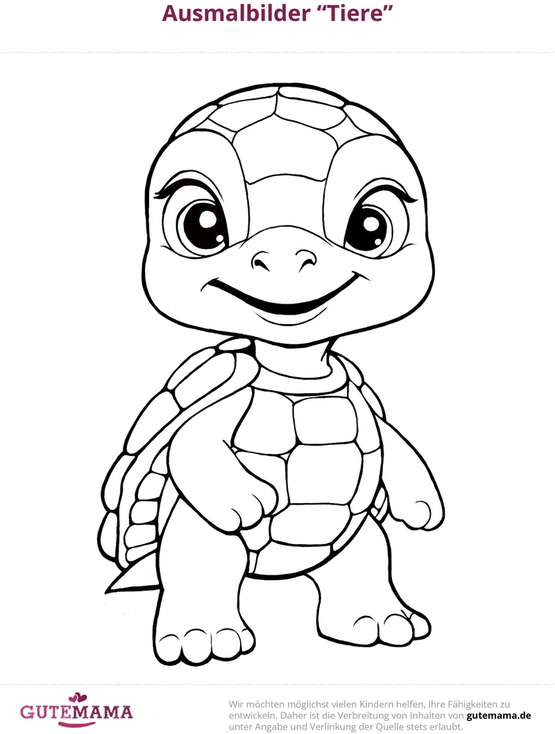 malvorlage-niedliche-schnecke-ausmalen