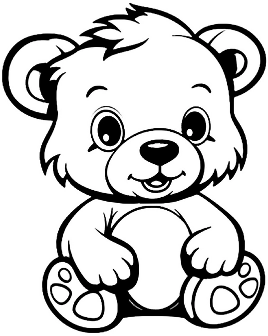 malvorlage-niedlicher-baer-zum-ausmalen-fuer-kinder