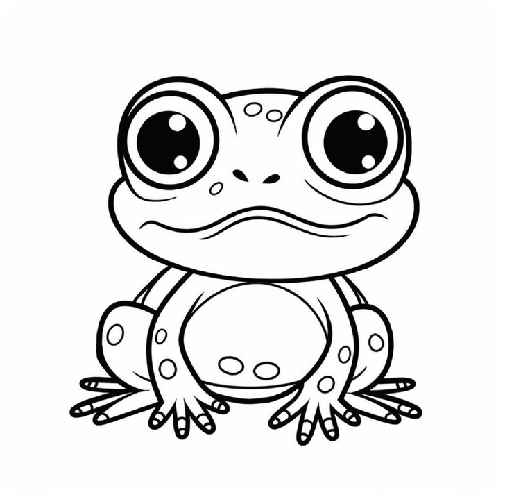 malvorlage-niedlicher-frosch-grossen-augen