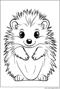 malvorlage-niedlicher-igel-zum-ausmalen