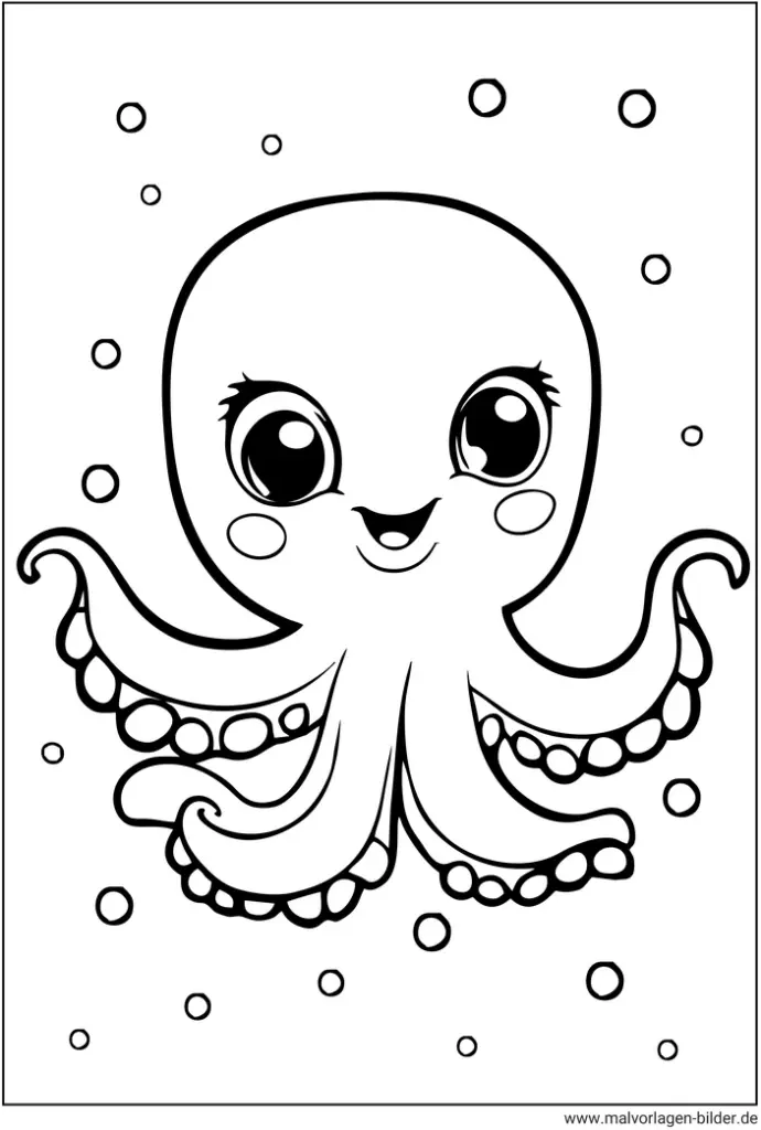 malvorlage-niedlicher-oktopus-ausmalbild