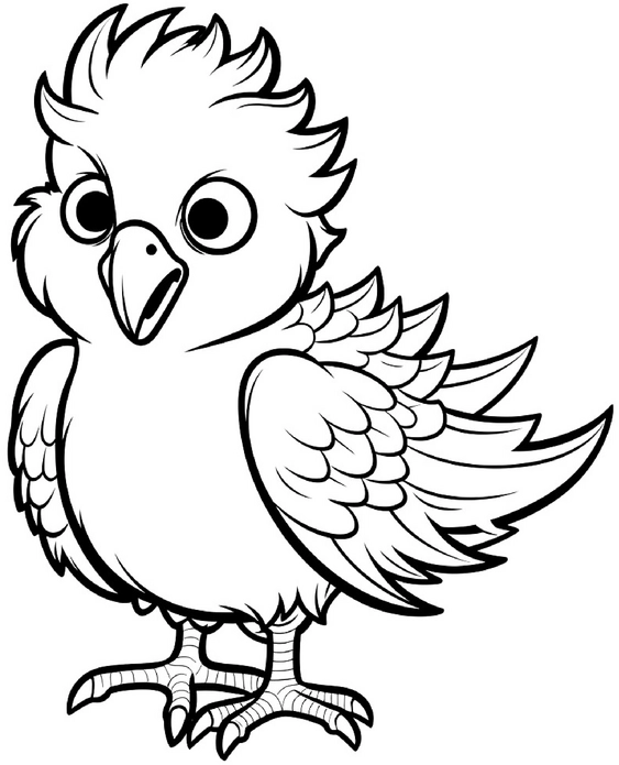 malvorlage-niedlicher-vogel-grossen-augen