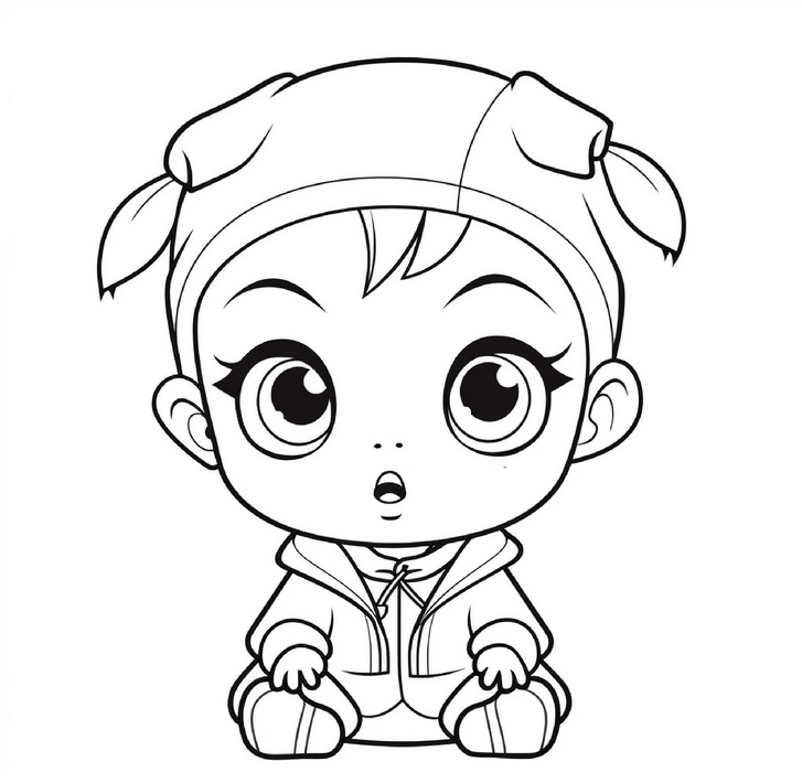 malvorlage-niedliches-baby-im-anime-stil-zum-ausmalen