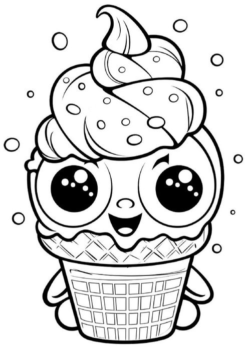 malvorlage-niedliches-eiscreme-motiv-mit-grossen-augen