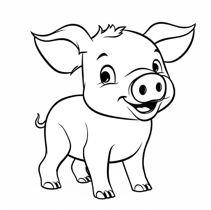 malvorlage-niedliches-schweinchen-fuer-kreative-stunden