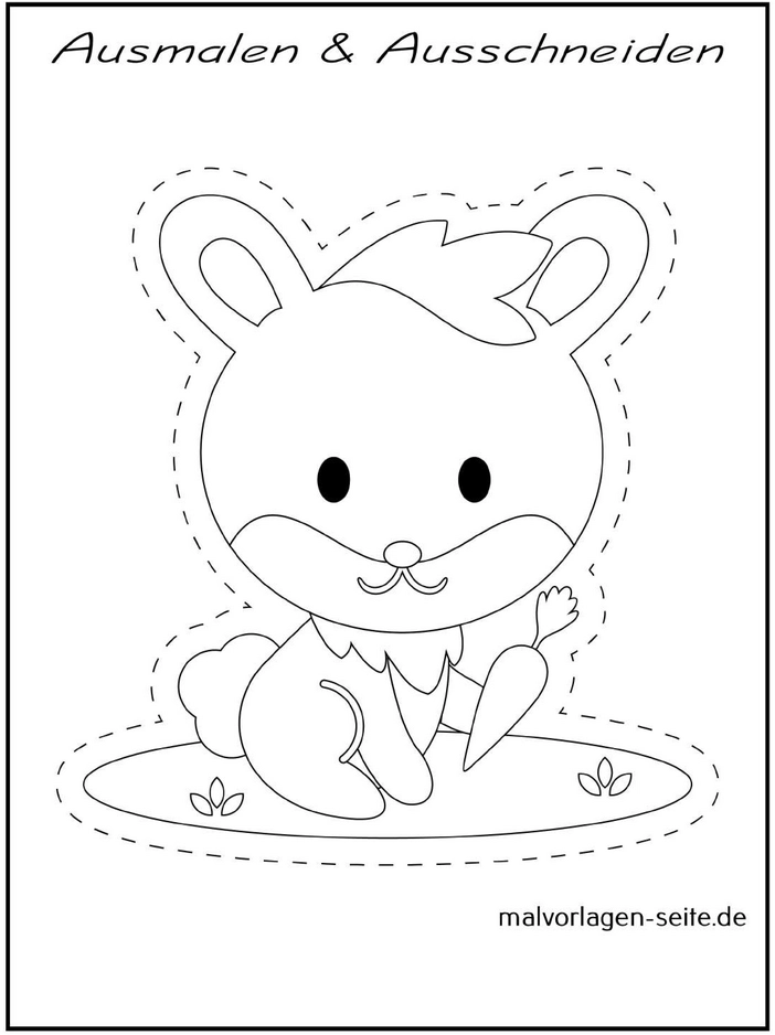 malvorlage-niedliches-tier-zum-ausmalen-und-ausschneiden