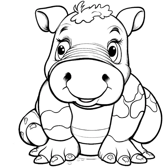 malvorlage-nilpferd-ausmalen