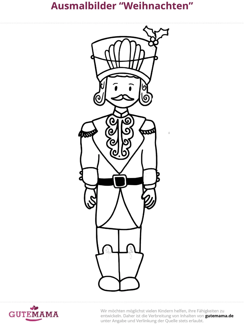 malvorlage-nutcracker-weihnachten